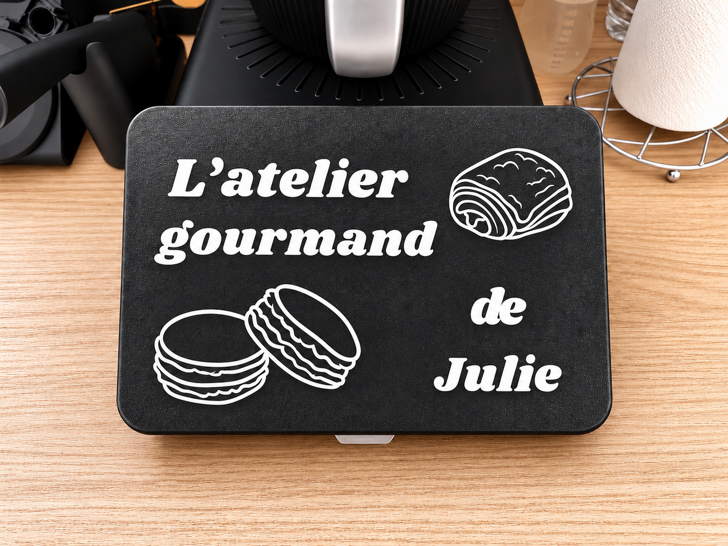 Protège écran TM7 - L’atelier gourmand de (prénom personnalisé)