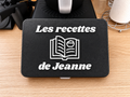 Protège écran TM7 - Les recettes de (prénom personnalisé)